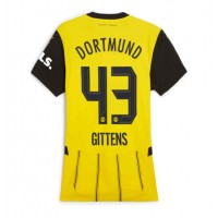 Borussia Dortmund Jamie Bynoe-Gittens #43 Kotipaita Naiset 2024-25 Lyhythihainen